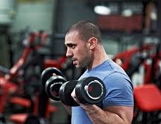 man exercising edit